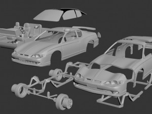 chevrolet monte carlo 2005 3D-printmodel