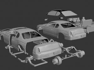 chevrolet monte carlo 2005 3D-printmodel