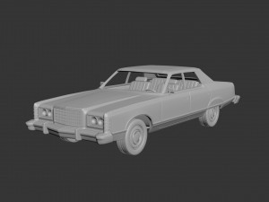 fo-rd ltd 1978 landau 3D Print Model