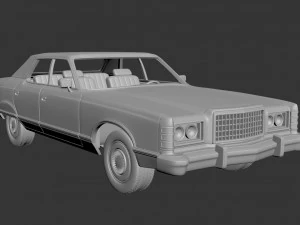 fo-rd ltd 1978 landau 3D Print Model