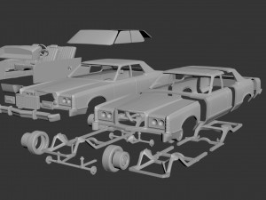 fo-rd ltd 1978 landau Modèles 3D en vedette