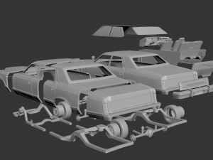 fo-rd ltd 1978 landau Modèles 3D en vedette
