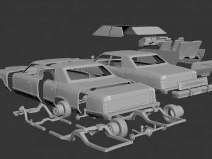 fo-rd ltd 1978 landau 3D Print Model