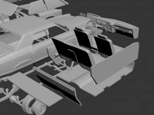 fo-rd ltd 1978 landau 3D Print Model