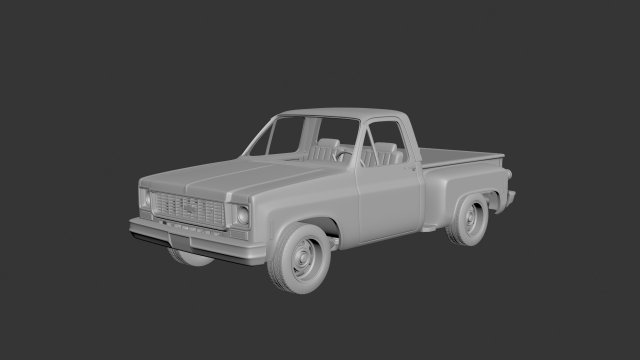 chevrolet c10 1974 3D Принт Модель .c4d .max .obj .3ds .fbx .stl .blend 