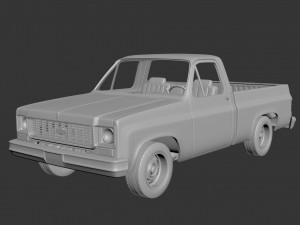 chevrolet c10 1974 3D Принт Модель