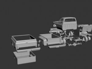 chevrolet c10 1974 3D Принт Модель