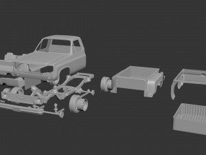 chevrolet c10 1974 3D Принт Модель