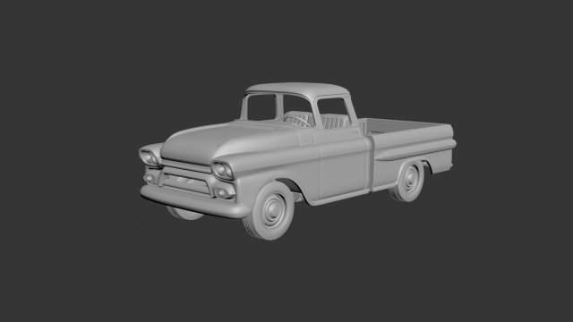 gmc 100 1959 3D Принт Модель .c4d .max .obj .3ds .fbx .stl .blend 