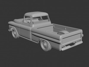 gmc 100 1959 3D Принт Модель