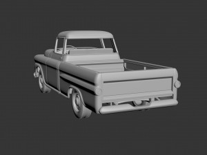 gmc 100 1959 3D Принт Модель