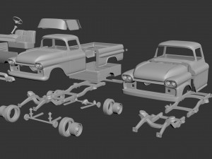 gmc 100 1959 3D Принт Модель