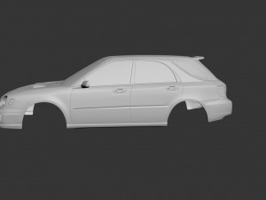 subaru impreza wagon 2000 wrx sti 3D Print Model