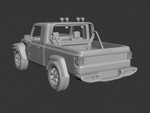 jeep gladiator two-door 3D Принт Модель