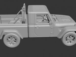 jeep gladiator two-door 3D Принт Модель