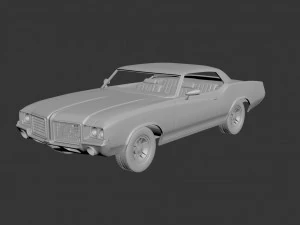 Oldsmobile Sciabola Supreme 1972 Modello di stampa 3D