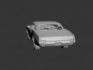 oldsmobile cutlass supreme 1972 Modèles 3D en vedette