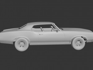 oldsmobile cutlass supreme 1972 Modèles 3D en vedette