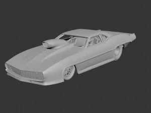 chevrolet camaro pro mod voiture de course Modèles 3D en vedette