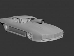 chevrolet camaro pro mod race car 3D Print Model