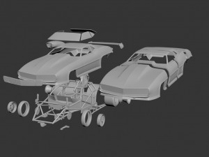 chevrolet camaro pro mod race car 3D Print Model