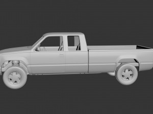 chevrolet c-k 4th gen extended cab 3D Baskı Modeli