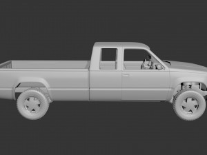 chevrolet c-k 4th gen extended cab 3D Baskı Modeli