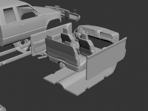 chevrolet c-k 4th gen extended cab 3D Baskı Modeli
