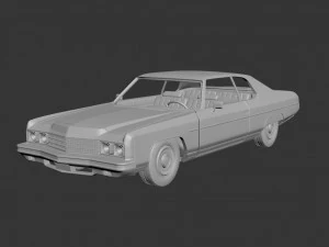 chevrolet caprice 1973 Modelo de Impressão 3D