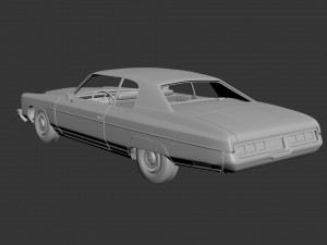 chevrolet caprice 1973 Modèles 3D en vedette