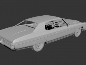 chevrolet caprice 1973 Modèles 3D en vedette