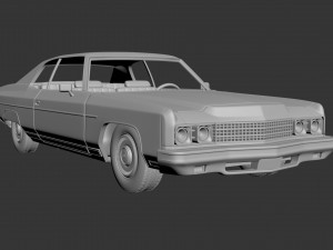 chevrolet caprice 1973 Modèles 3D en vedette