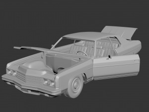 chevrolet caprice 1973 Modèles 3D en vedette
