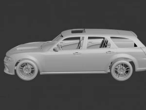 dodge charger magnum 3D Print Model