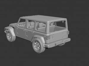 jeep wrangler 2021 3D Print Model