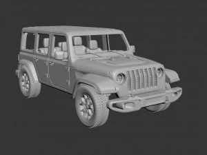jeep wrangler 2021 3D Print Model