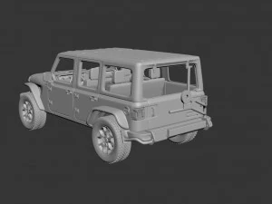 jeep wrangler 2021 3D Print Model
