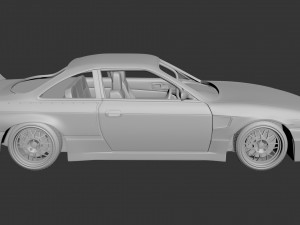 nissan silvia s14 rocket bunny Modèles 3D en vedette