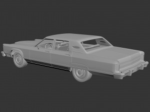 lincoln continental 1977 3D Принт Модель