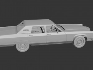 lincoln continental 1977 3D Принт Модель
