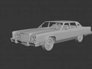 lincoln continental 1977 3D Print Model