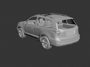 subaru forester 2017 3D Принт Модель