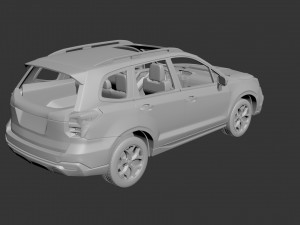 subaru forester 2017 3D Принт Модель