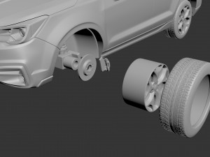 subaru forester 2017 3D Принт Модель