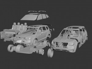 subaru forester 2017 3D Принт Модель
