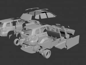 subaru forester 2017 3D Print Model
