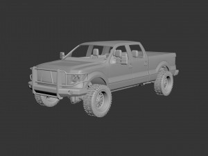 fo-rd f-150 2011 Model do druku 3D