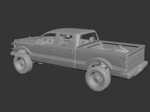 fo-rd f-150 2011 Model do druku 3D