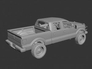 fo-rd f-150 2011 Model do druku 3D