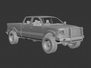 fo-rd f-150 2011 Model do druku 3D